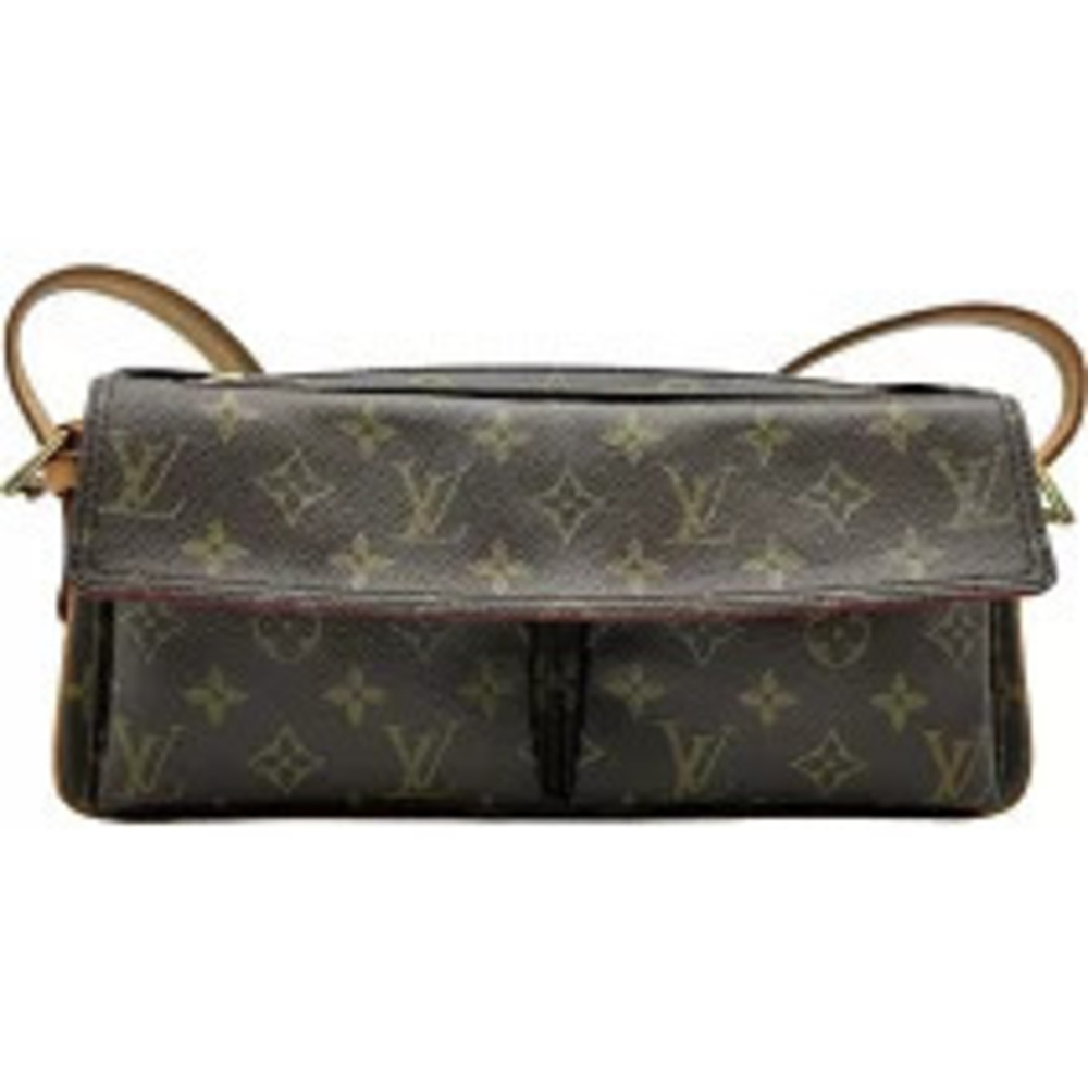 Louis Vuitton Brown Canvas Handbag Cite Monogram Viva Brown